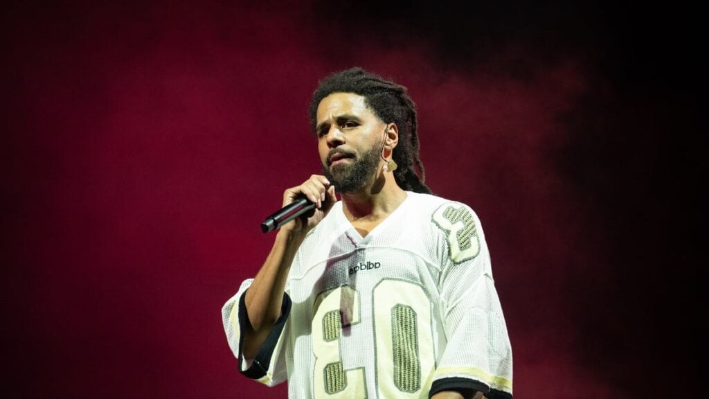 J cole on the mic